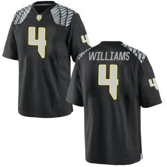 Men's Oregon Ducks Bennett Williams Football Jersey - Game Black