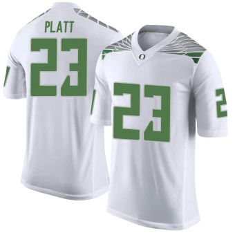 Men's Oregon Ducks Brayden Platt Football Jersey - Limited White