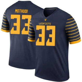 Men's Oregon Ducks Kamar Mothudi Football Jersey - Legend Navy