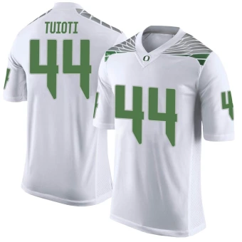 Men's Oregon Ducks Teitum Tuioti Football Jersey - Limited White