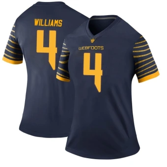 Women's Oregon Ducks Bennett Williams Football Jersey - Legend Navy