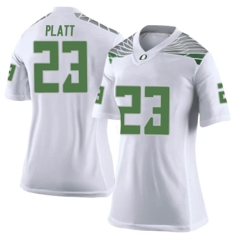 Women's Oregon Ducks Brayden Platt Football Jersey - Limited White