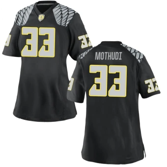 Women's Oregon Ducks Kamar Mothudi Football Jersey - Game Black