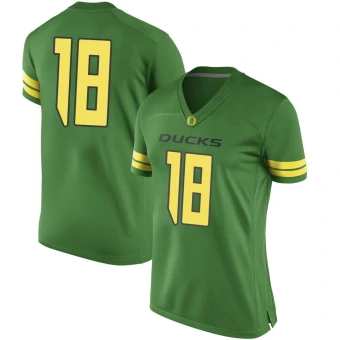 Women's Oregon Ducks Mase Funa Football Jersey - Game Green