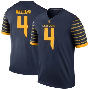 Youth Oregon Ducks Bennett Williams Football Jersey - Legend Navy