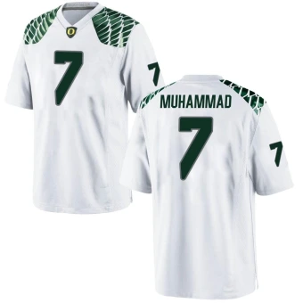 Youth Oregon Ducks Jabbar Muhammad Football Jersey - Game White