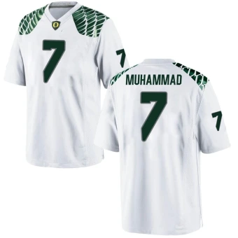 Youth Oregon Ducks Jabbar Muhammad Football Jersey - Replica White